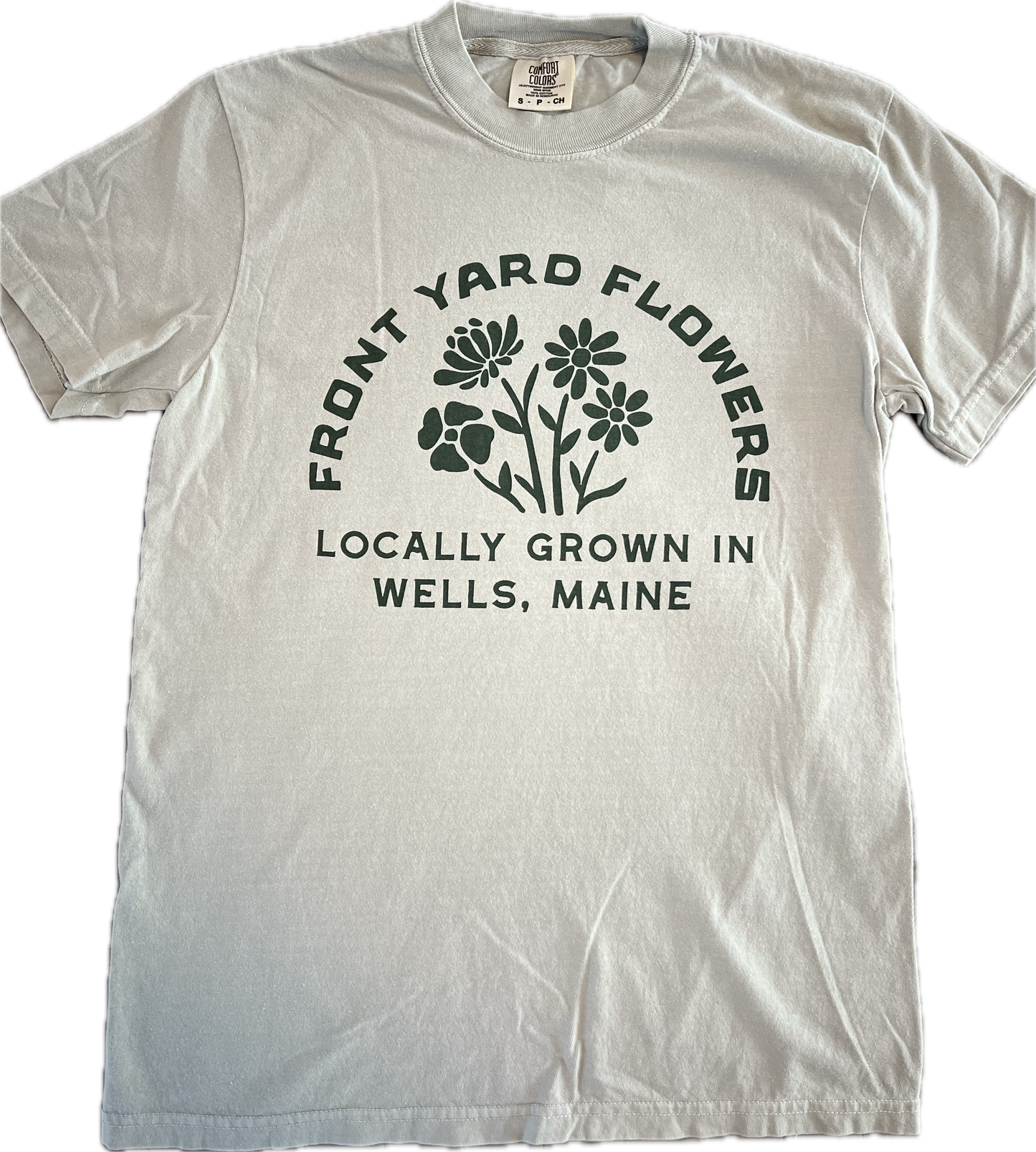 Short Sleeve Tee Bay w/ Forest Green Logo