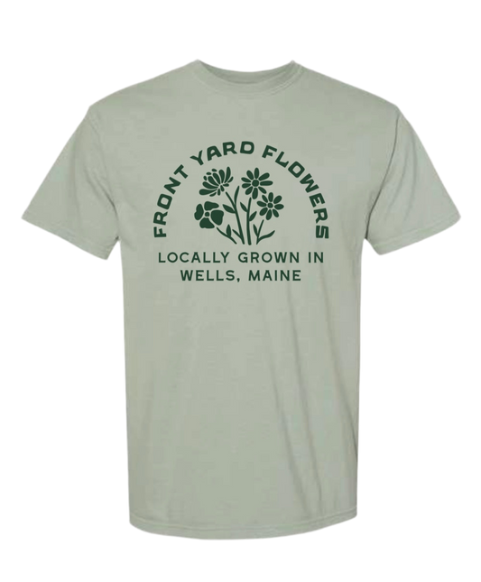 Short Sleeve Tee Bay w/ Forest Green Logo
